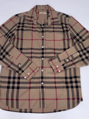 BURBERRY Men's large checked shirt
